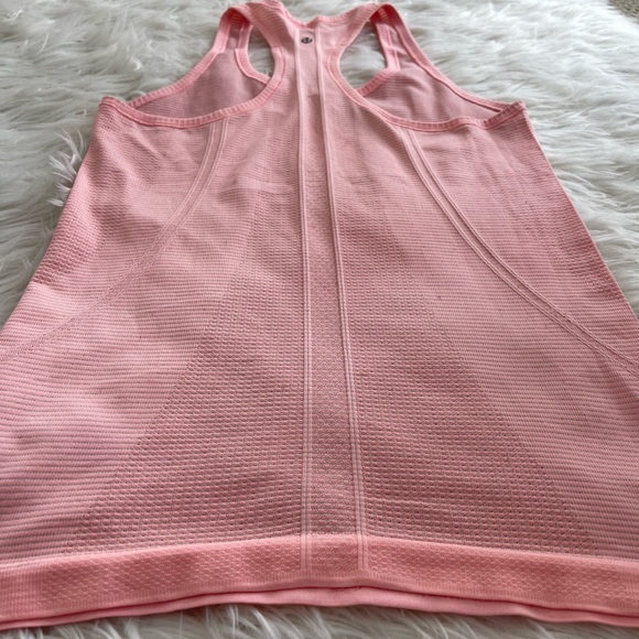 Peach lulu cool racer back tank top - Picture 5 of 6